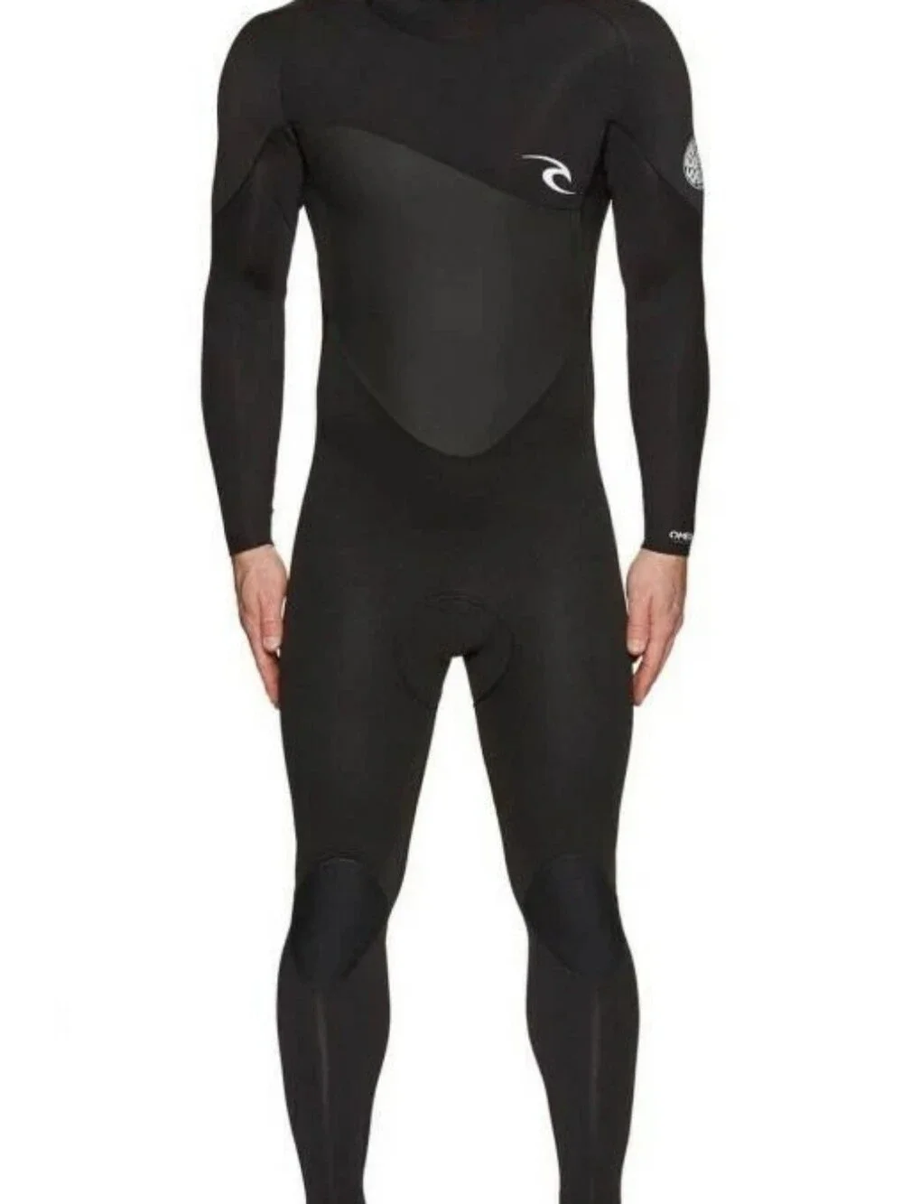 Rip Curl Men’s Black Long Sleeve Swim Rash Guard Wetsuit